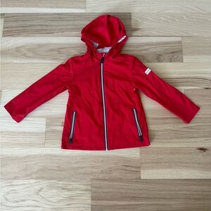 Kids size 4t Hunter Red Hooded Jacket with Zipper Pockets